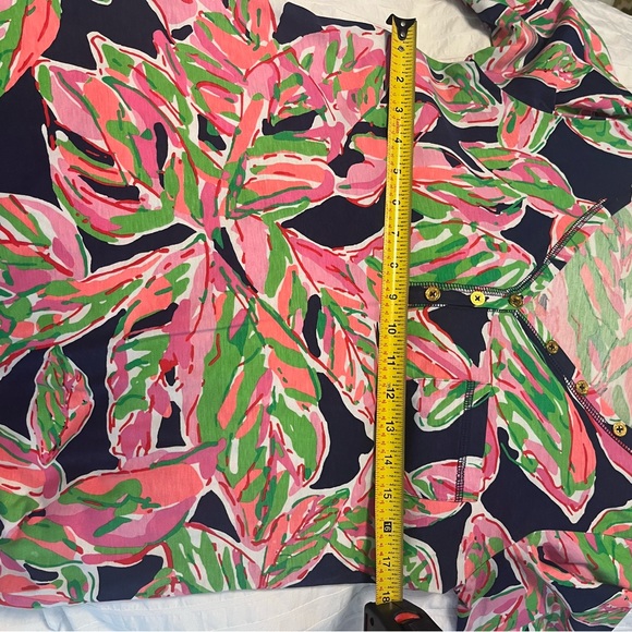 Lilly Pulitzer Palmetto Dress “In the Vias Navy” Color Size Large - Picture 8 of 8